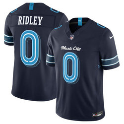Nike Tennessee Titans #0 Calvin Ridley Navy 2026 Music City Rivalries Football Jersey