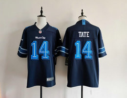 Nike Tennessee Titans #14 Carnell Tate Navy 2026 Music City Rivalries Football Jersey