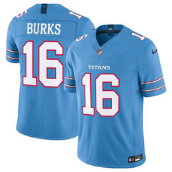 Nike Tennessee Titans #16 Treylon Burks Light Blue 2026 Vapor Authentic Stitched NFL Jersey
