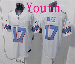 Youth Nike Tennessee Titans #17 Chimere Dike 2026 White Authentic Stitched NFL Jersey.webp