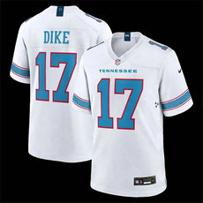Nike Tennessee Titans #17 Chimere Dike White 2026 Vapor Authentic Stitched NFL Jersey