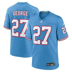 Nike Tennessee Titans #27 Eddie George Light Blue Throwback Stitched Jersey.jpg