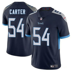 Nike Tennessee Titans #54 Lorenzo Carter Navy Vapor Untouchable Authentic Stitched NFL Jersey