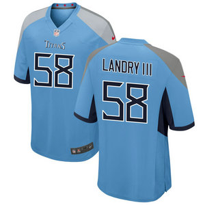Nike Tennessee Titans #58 Harold Landry Light Blue Vapor Untouchable Authentic stitched NFL jersey