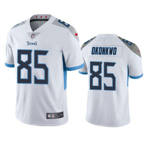 Nike Tennessee Titans #85 Chig Okonkwo White Vapor Untouchable Authentic Stitched NFL Jersey