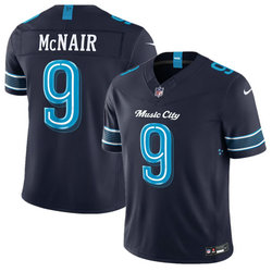 Nike Tennessee Titans #9 Steve McNair Navy 2026 Music City Rivalries Football Jersey