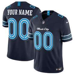 Nike Tennessee Titans Custom Navy 2026 Music City Rivalries Football Jersey
