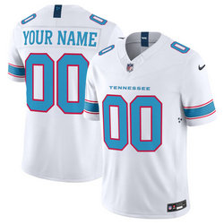 Nike Tennessee Titans Custom White 2026 Authentic Stitched NFL Jersey