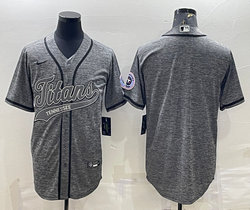 Nike Tennessee Titans Hemp grey Joint Authentic Stitched baseball jersey