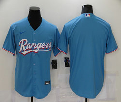 Nike Texas Rangers Blank Light Blue Game Authentic Stitched MLB jersey