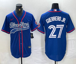 Nike Toronto Blue Jays #27 Vladimir Guerrero Jr. Blue Joint baseball jersey