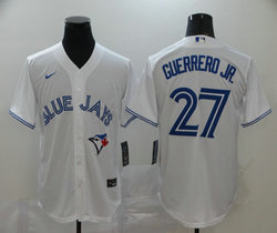 Nike Toronto Blue Jays #27 Vladimir Guerrero Jr. White Game Authentic Stitched MLB Jersey