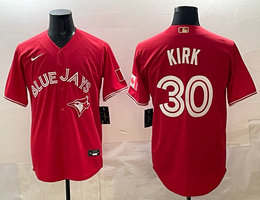 Nike Toronto Blue Jays #30 Alejandro Kirk Red Authentic Stitched MLB Jersey