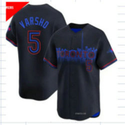Nike Toronto Blue Jays #5 Daulton Varsho 2024 City Authentic Stitched MLB Jersey