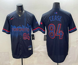 Nike Toronto Blue Jays #84 Dylan Cease Black City Authentic Stitched MLB Jersey
