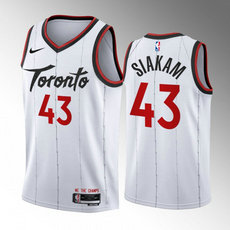 Nike Toronto Raptors #43 Pascal Siakam White 2024 Stitched NBA Jersey