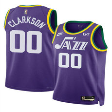 Nike Utah Jazz Active Player Custom Purple 2024-25 City Stitched NBA Jersey