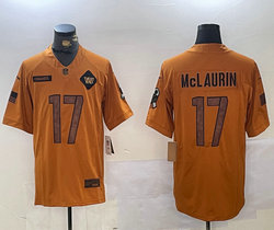 Nike Washington Commanders #17 Terry McLaurin 2023 Brown Salute To Service Authentic Stitched NFL Jersey