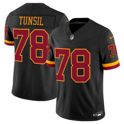 Nike Washington Commanders #78 Laremy Tunsil Black 2026 Hail Raiser Jersey