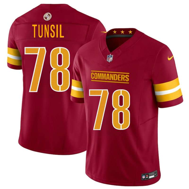 Nike Washington Commanders #78 Laremy Tunsil Red Vapor Untouchable Authentic Stitched NFL Jersey