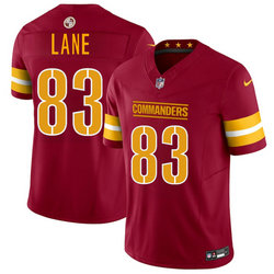 Nike Washington Commanders #83 Jaylin Lane Burgundy 2025 Draft Authentic Stitched NFL Jersey