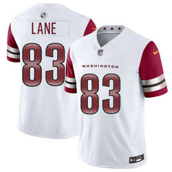 Nike Washington Commanders #83 Jaylin Lane White 2025 Draft Authentic Stitched NFL Jersey