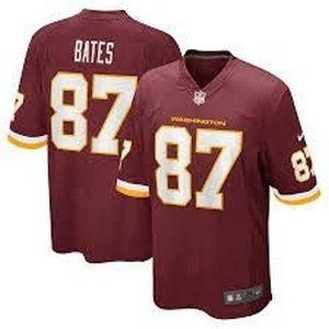 Nike Washington Redskins #87 Jessie Bates Red Vapor Untouchable Authentic Stitched NFL Jersey