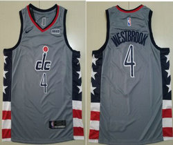 Nike Washington Wizards #4 Russell Westbrook 20-21 City Authentic Stitched NBA jersey