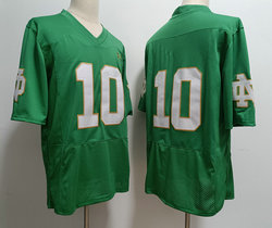 Norte Dame Fighting Irish #10 Sam Hartman Green 2023 College Football Jersey