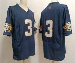 Norte Dame Fighting Irish #3 Joe Montana Blue 2023 College Football Jersey