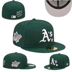 Oakland Athletics MLB Fitted hats 0594 2