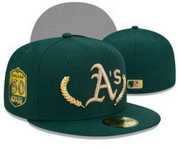Oakland Athletics MLB Fitted hats yd 9