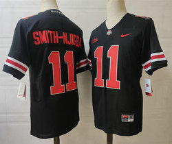 Ohio State Buckeyes #11 Jaxon Smith-Njigba Black Vapor Untouchable Authentic Stitched NCAA Jersey