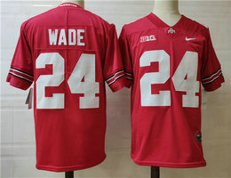 Ohio State Buckeyes #24 Shaun Wade Red Stitched NCAA Jersey