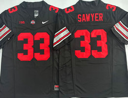 Ohio State Buckeyes #33 Jack Sawyer Black F.U.S.E College Football Jersey