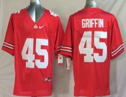 Ohio State Buckeyes #45 Archie Griffin Red Stitched NCAA Jersey