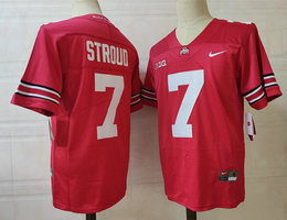 Ohio State Buckeyes #7 C.J. Stroud Red Vapor Untouchable College Football Jersey