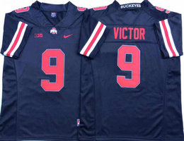 Ohio State Buckeyes #9 Binjimen Victor Black Stitched NCAA Jersey