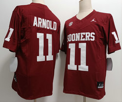 Oklahoma Sooners #11 Jackson Arnold Red 2023 F.U.S.E Stitched NCAA Jersey