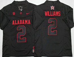 Alabama Crimson Tide #2 Ryan Williams Black Classic Authentic Stitched NCAA Jersey