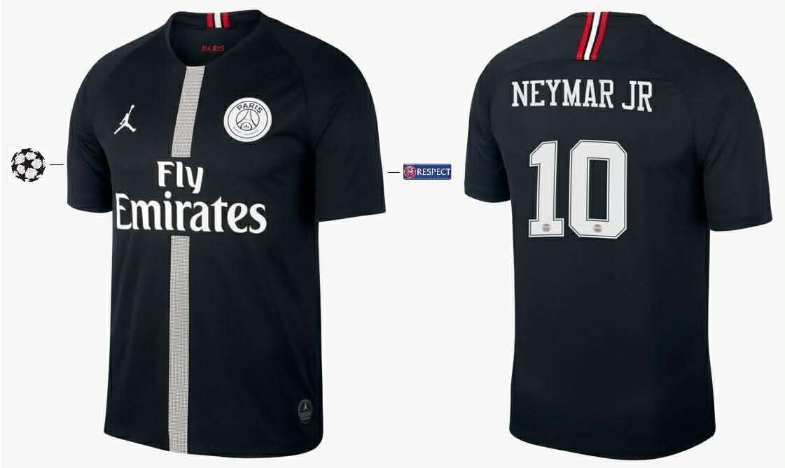 PSG Paris Saint-Germain Neymar Jr #10 Fly Emirates Soccer Jersey