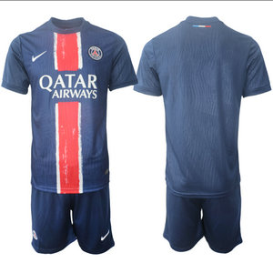 Paris Saint-Germain 2024-25 Blank home Soccer Club Jersey