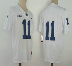 Penn State Nittany Lions #11 Micah Parsons White Authentic Stitched NCAA Jersey