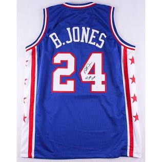 Philadelphia 76ers #24 B. Jones Blue jersey