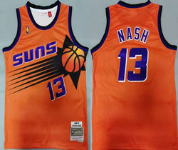 Phoenix Suns #13 Steve Nash Orange 1996-97 Hardwood Classic Authentic Stitched NBA jersey