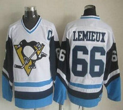 Pittsburgh Penguins #66 Mario Lemieux Throwback Authentic Stitched NHL jersey