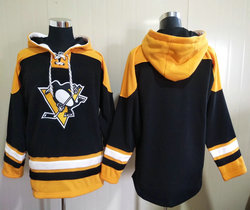 Pittsburgh Penguins Black NHL Stitched Pullover Hoodie