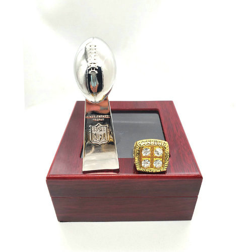 Pittsburgh Steelers 1979 NFL one ring + one trophy set