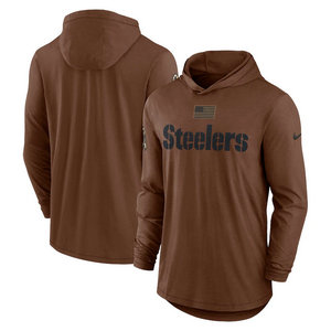 Pittsburgh Steelers 2023 brown Salute To Service Pullove Hoodie