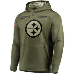 Pittsburgh Steelers 2024 Army green Pullove Hoodie